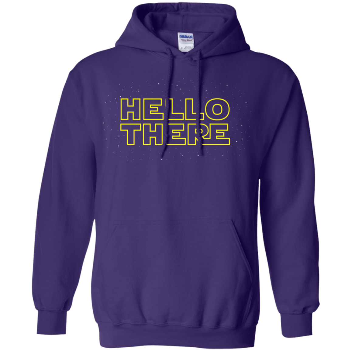 Sweatshirts Purple / S Hello There Pullover Hoodie