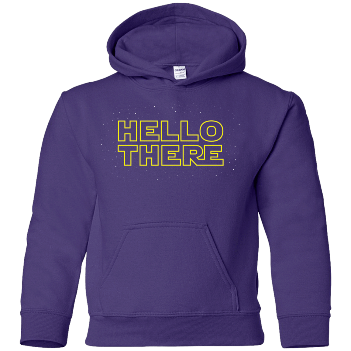 Sweatshirts Purple / YS Hello There Youth Hoodie