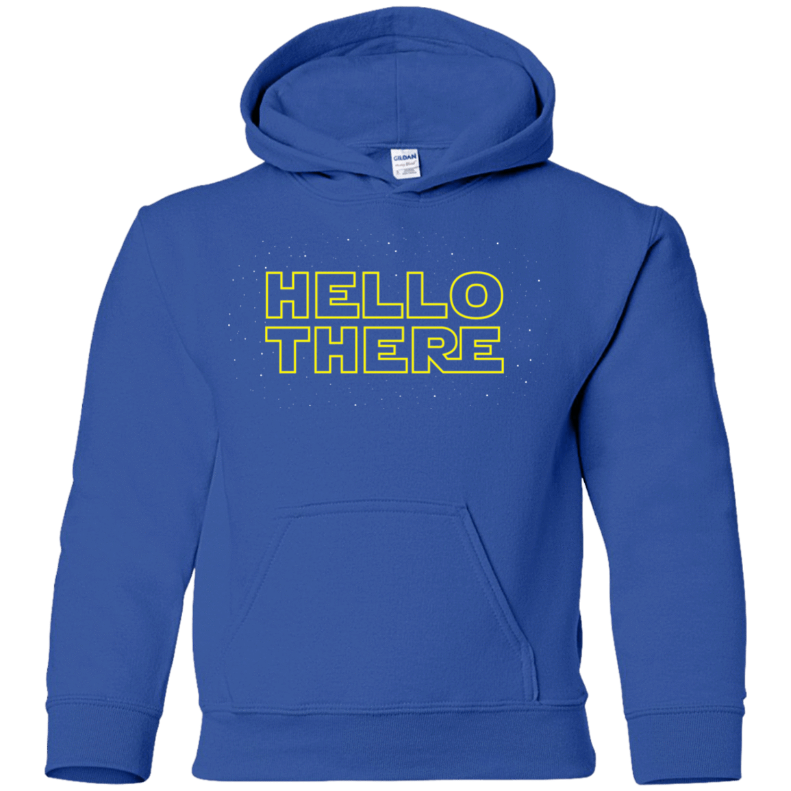 Sweatshirts Royal / YS Hello There Youth Hoodie