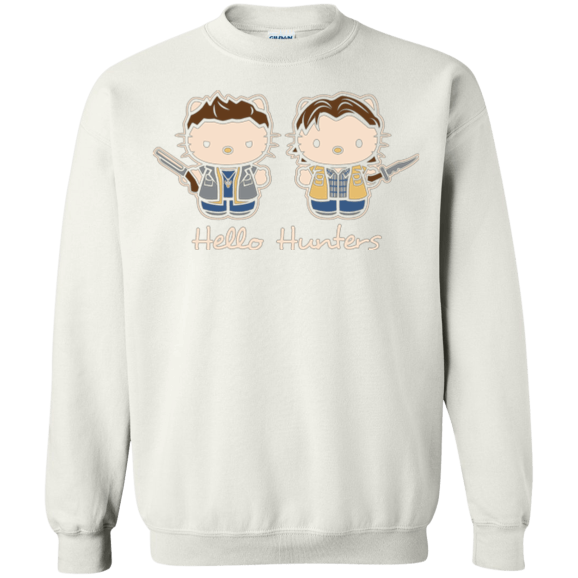 Sweatshirts White / Small hellohunters Crewneck Sweatshirt