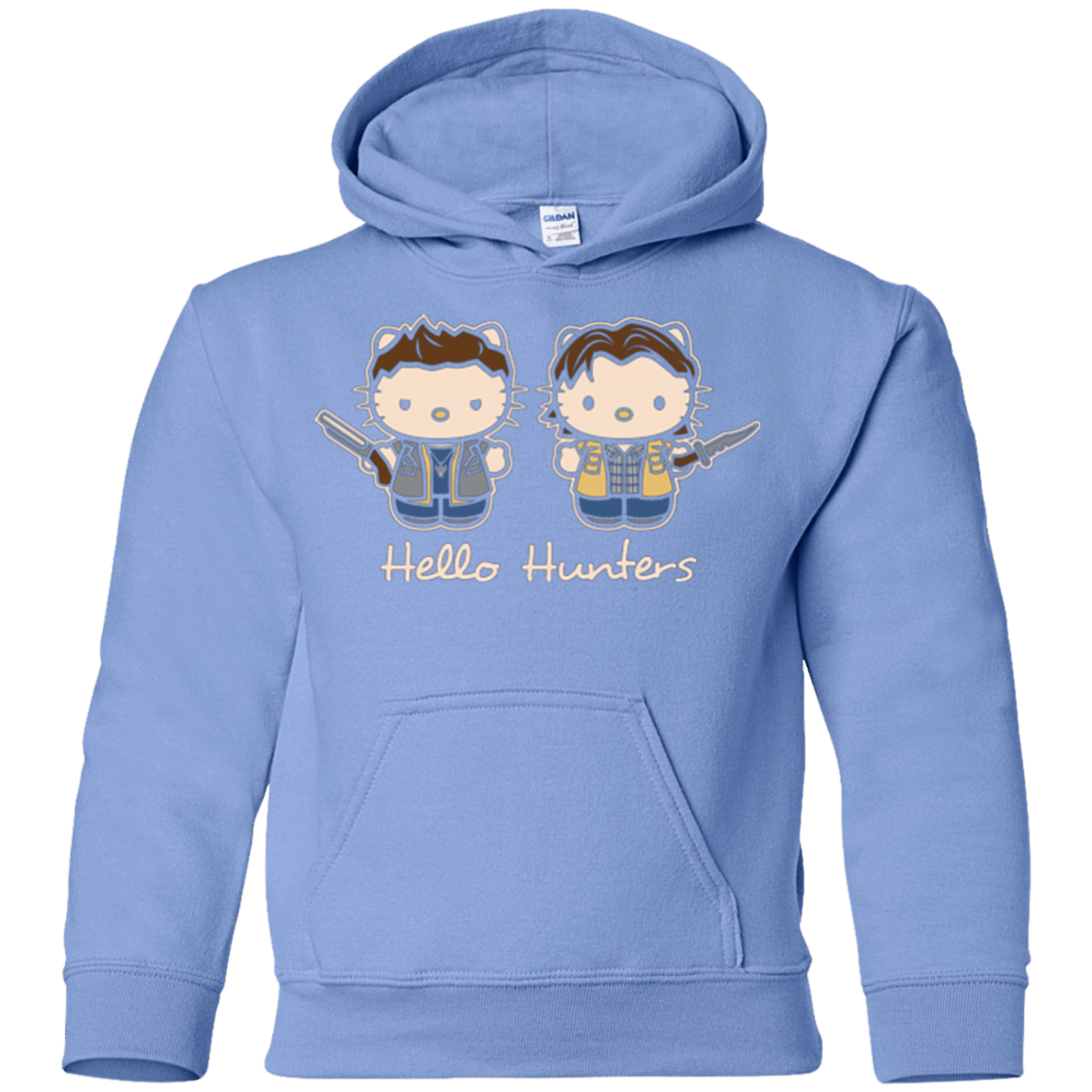 Sweatshirts Carolina Blue / YS hellohunters Youth Hoodie