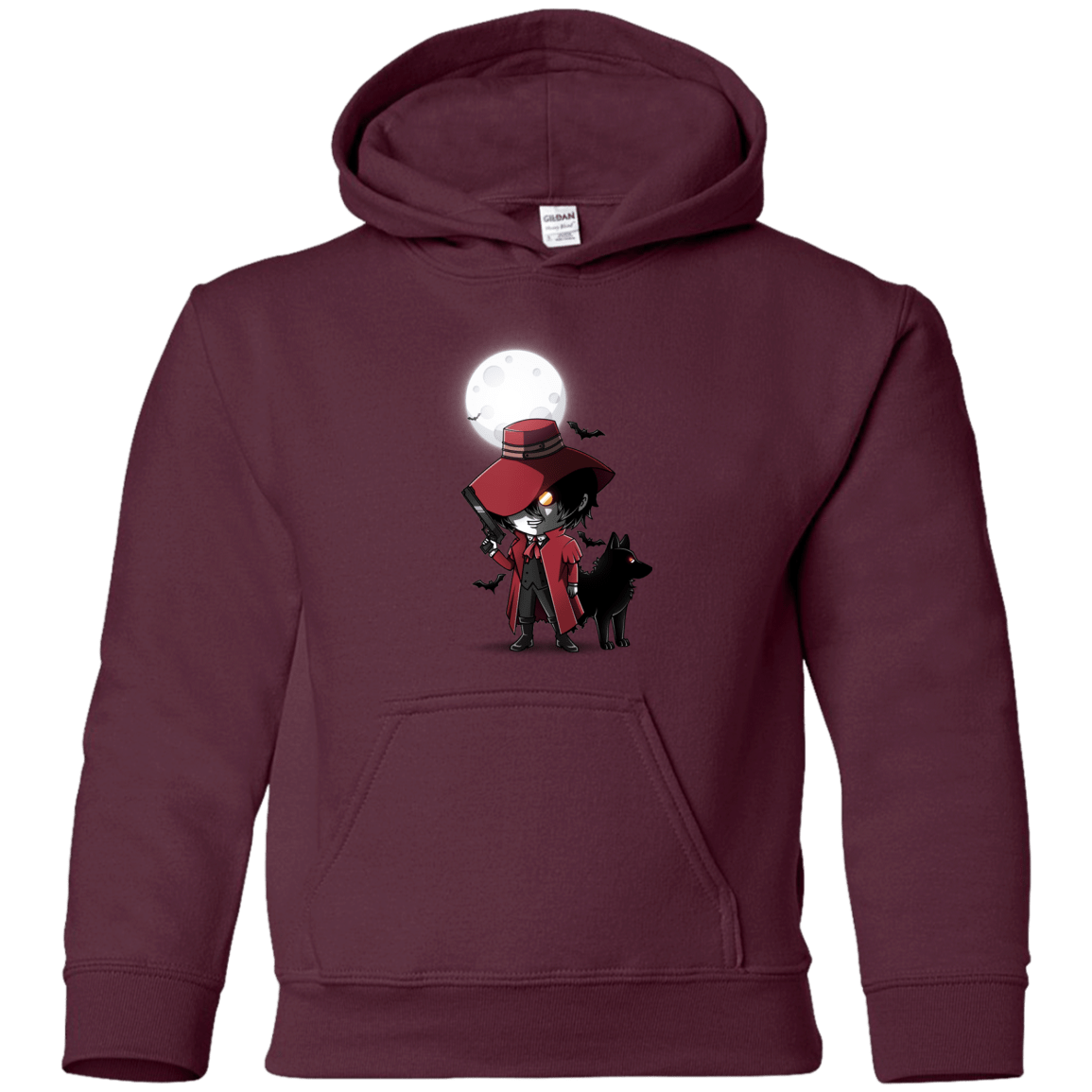 Sweatshirts Maroon / YS Hellsing Ultimate Youth Hoodie