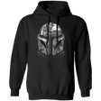 Sweatshirts Black / S Helmet Mandalorian Pullover Hoodie