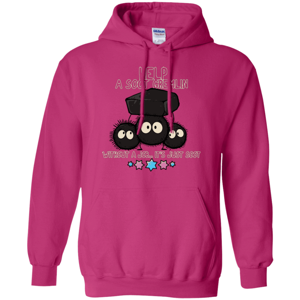 Sweatshirts Heliconia / Small HELP A SOOT GREMLIN Pullover Hoodie