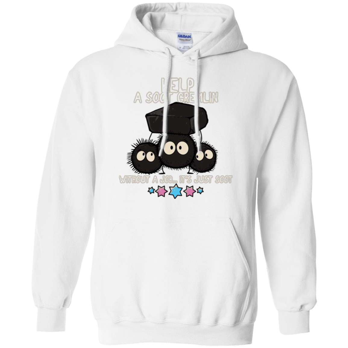 Sweatshirts White / Small HELP A SOOT GREMLIN Pullover Hoodie
