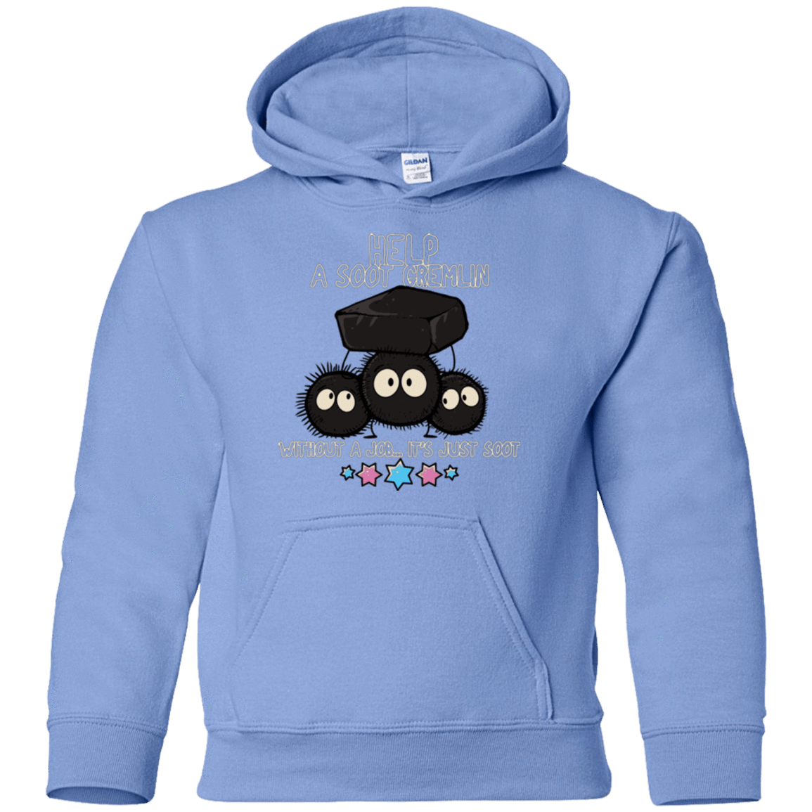 Sweatshirts Carolina Blue / YS HELP A SOOT GREMLIN Youth Hoodie
