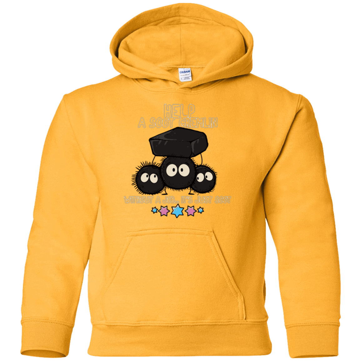 Sweatshirts Gold / YS HELP A SOOT GREMLIN Youth Hoodie