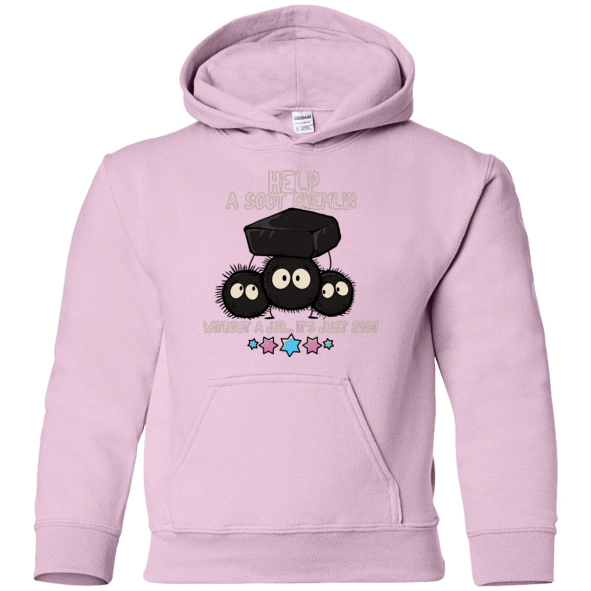 Sweatshirts Light Pink / YS HELP A SOOT GREMLIN Youth Hoodie