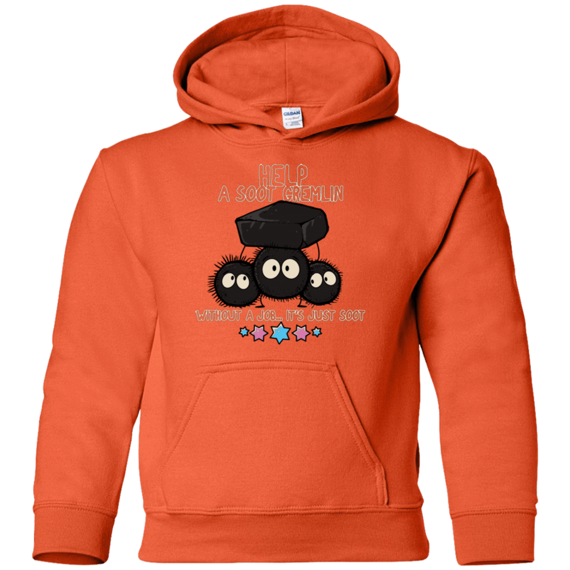 Sweatshirts Orange / YS HELP A SOOT GREMLIN Youth Hoodie