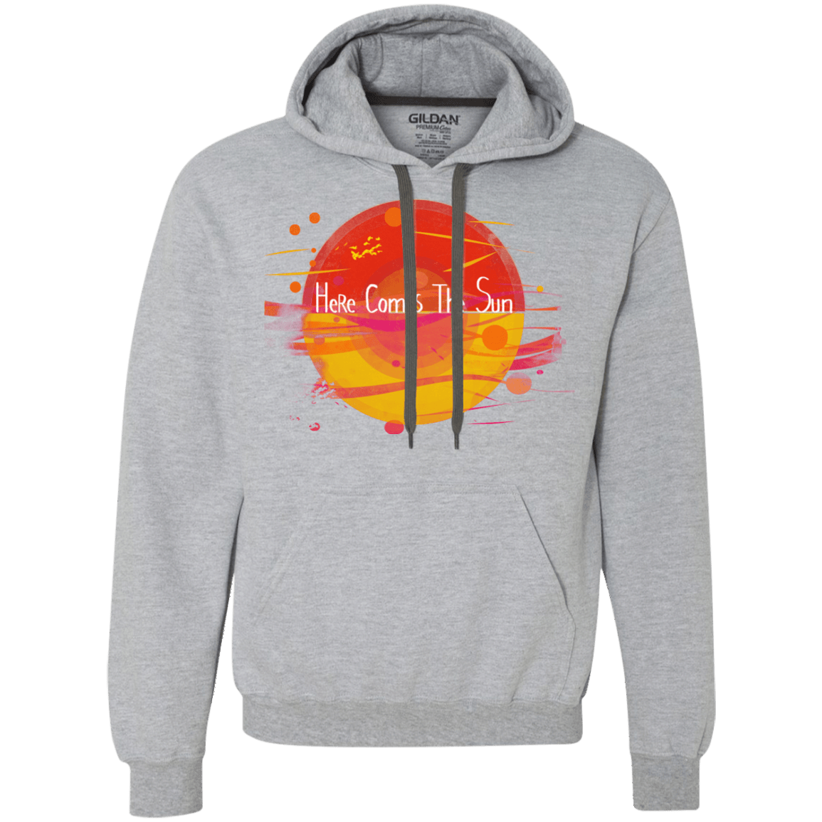 Sweatshirts Sport Grey / S Here Comes The Sun (1) Premium Fleece Hoodie