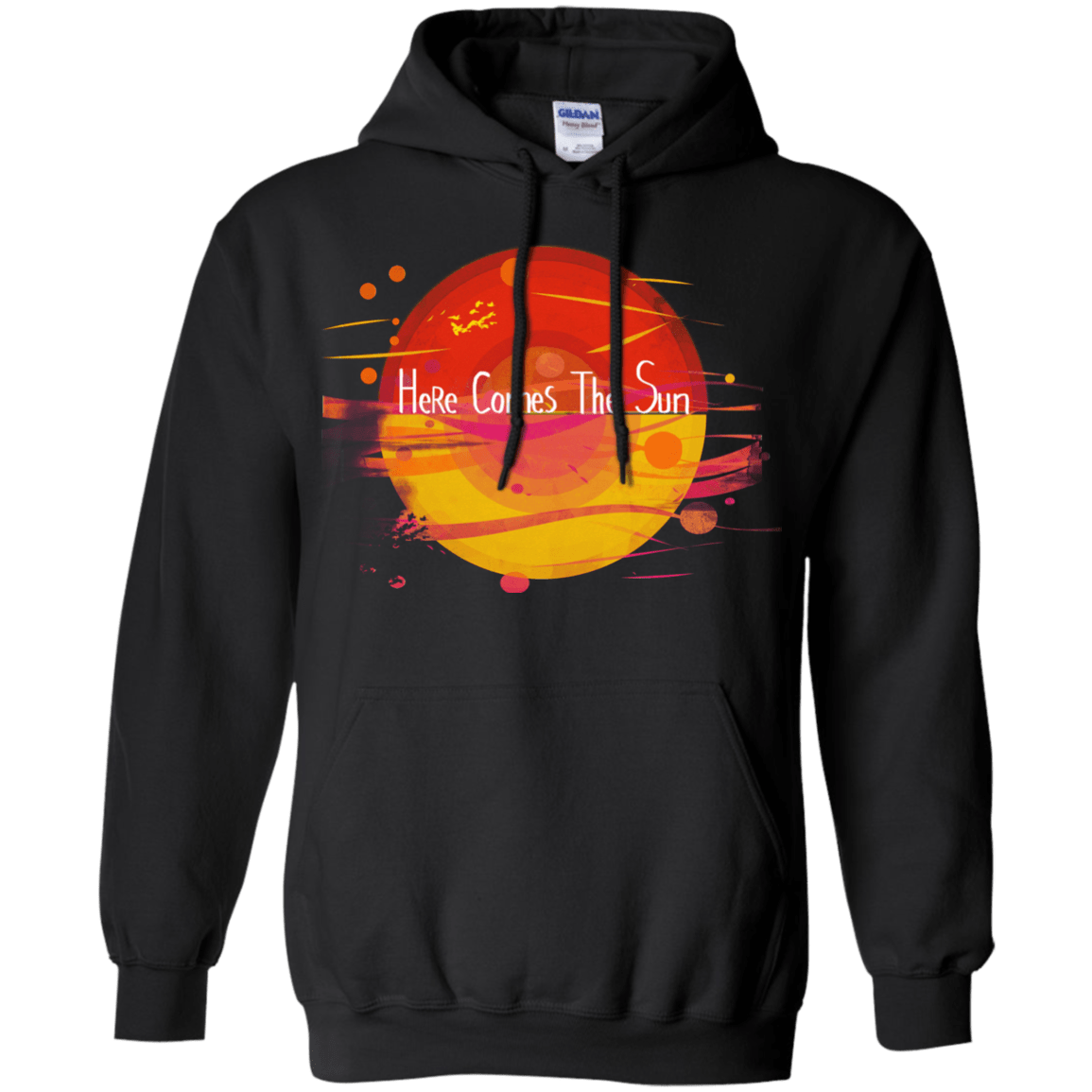 Sweatshirts Black / S Here Comes The Sun (1) Pullover Hoodie