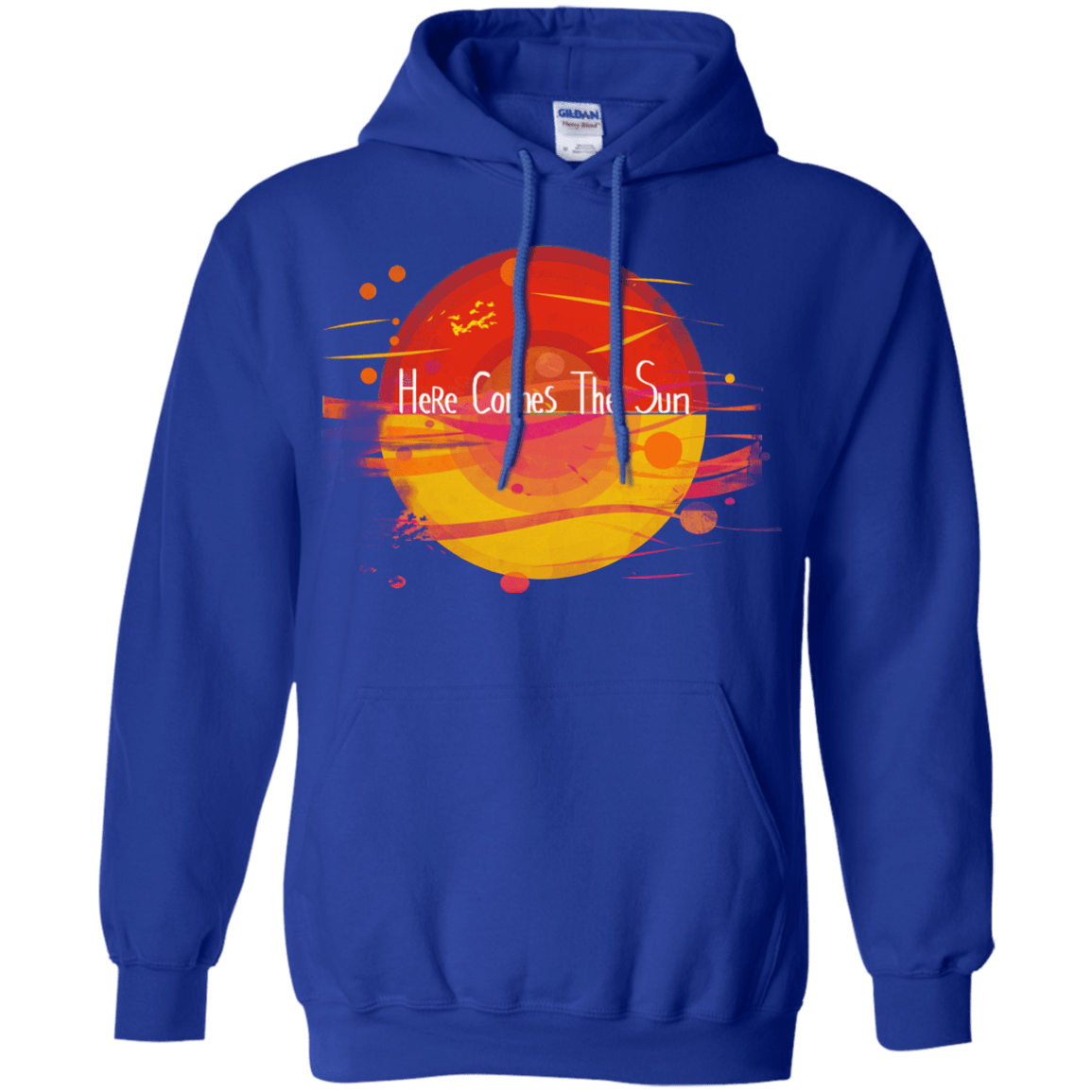 Sweatshirts Royal / S Here Comes The Sun (1) Pullover Hoodie