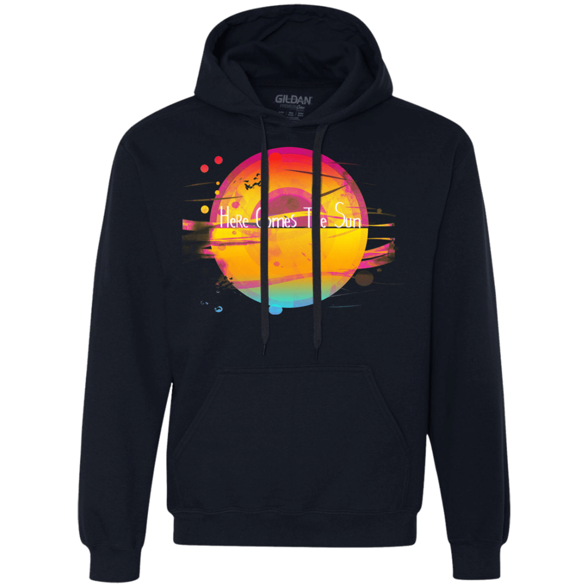 Sweatshirts Navy / S Here Comes The Sun (2) Premium Fleece Hoodie