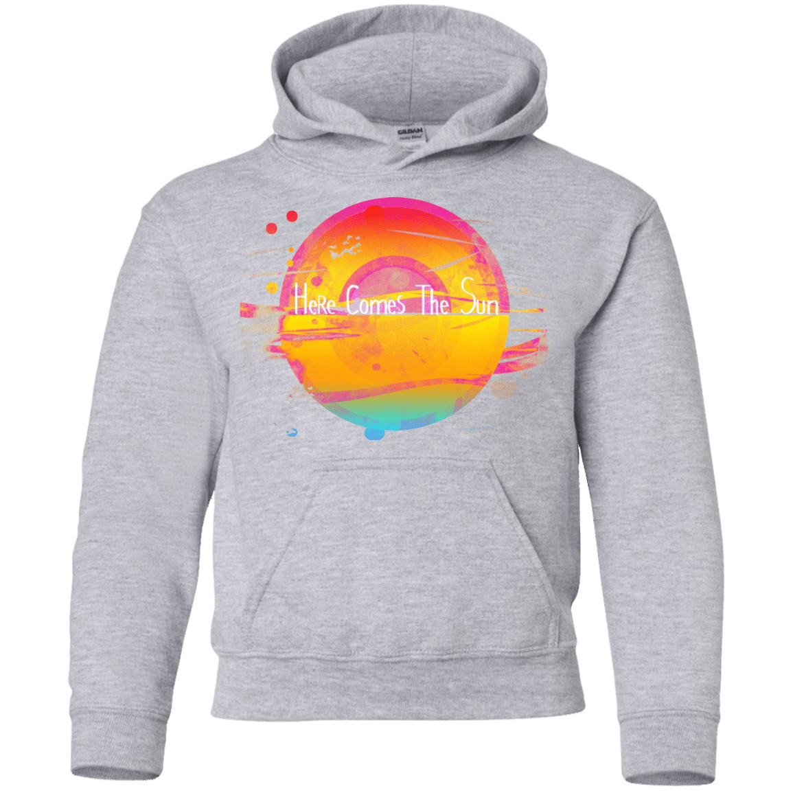 Sweatshirts Sport Grey / YS Here Comes The Sun (2) Youth Hoodie