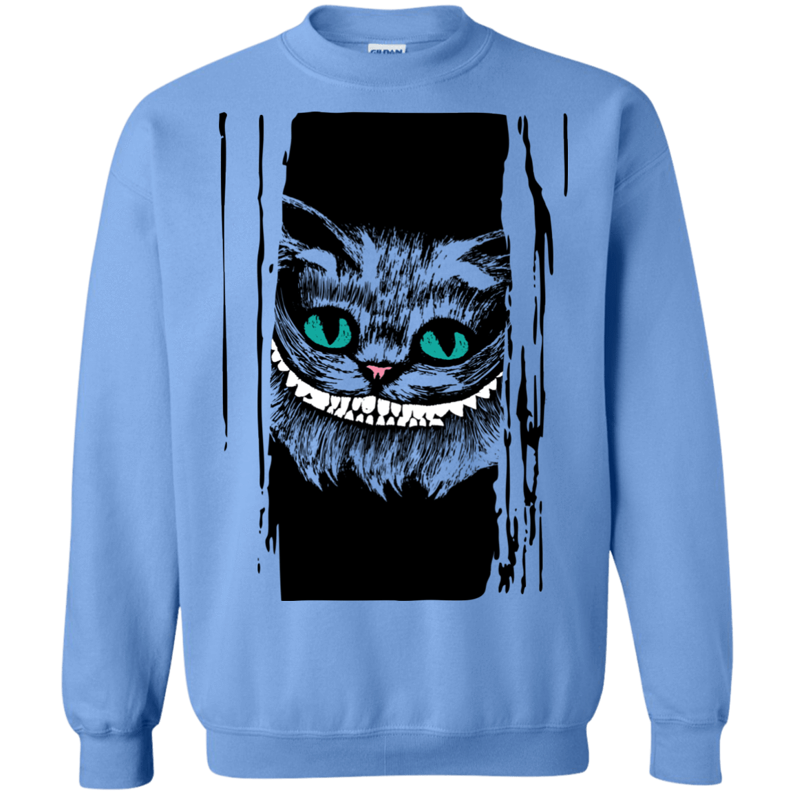 Sweatshirts Carolina Blue / S Here's Cheshire Crewneck Sweatshirt
