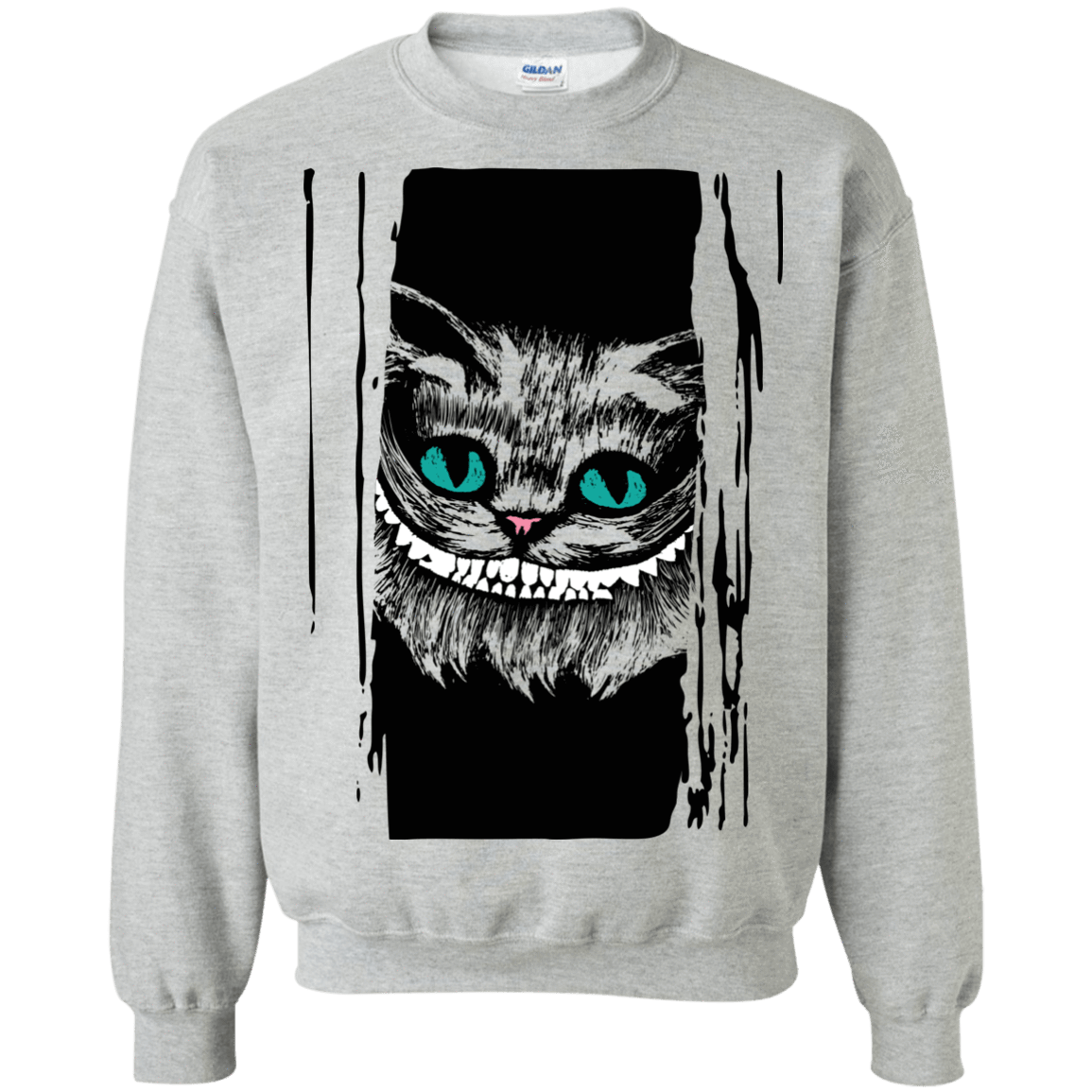 Sweatshirts Sport Grey / S Here's Cheshire Crewneck Sweatshirt