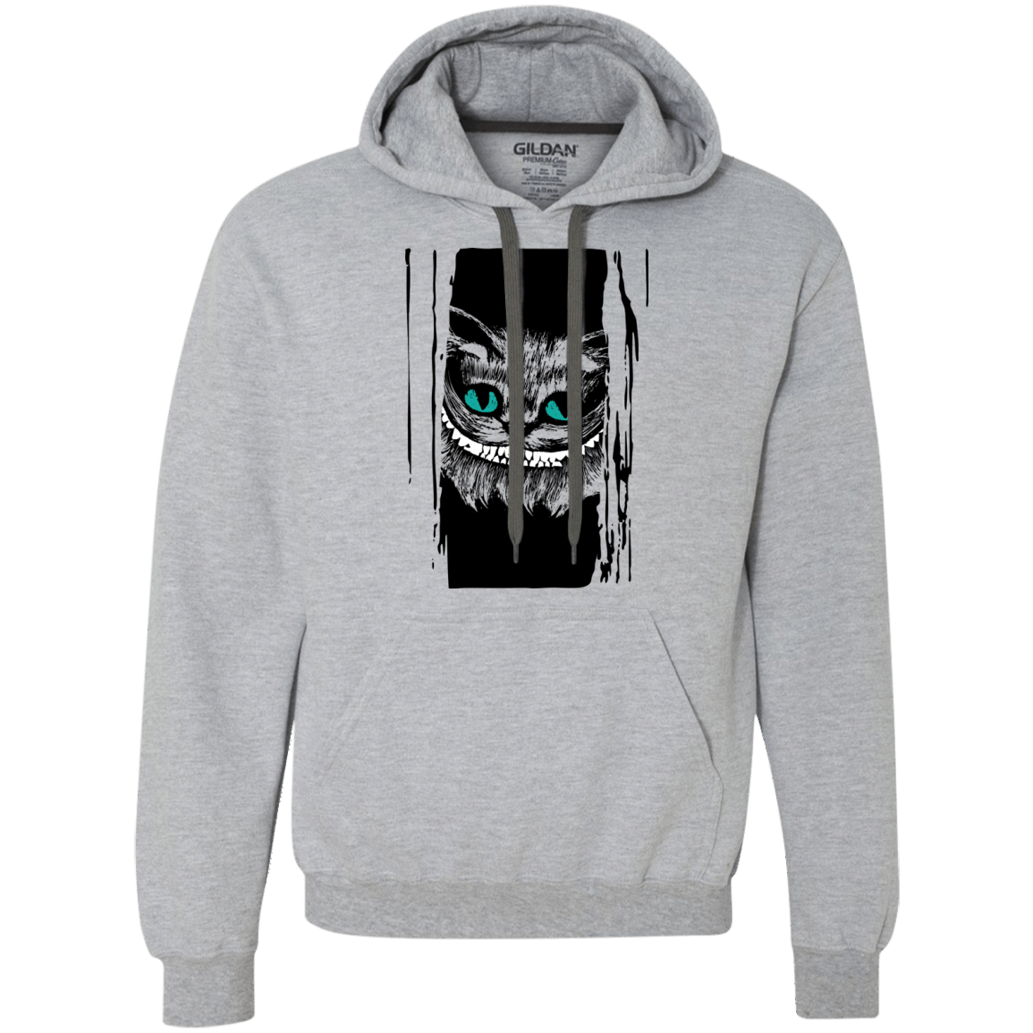 Sweatshirts Sport Grey / S Here's Cheshire Premium Fleece Hoodie
