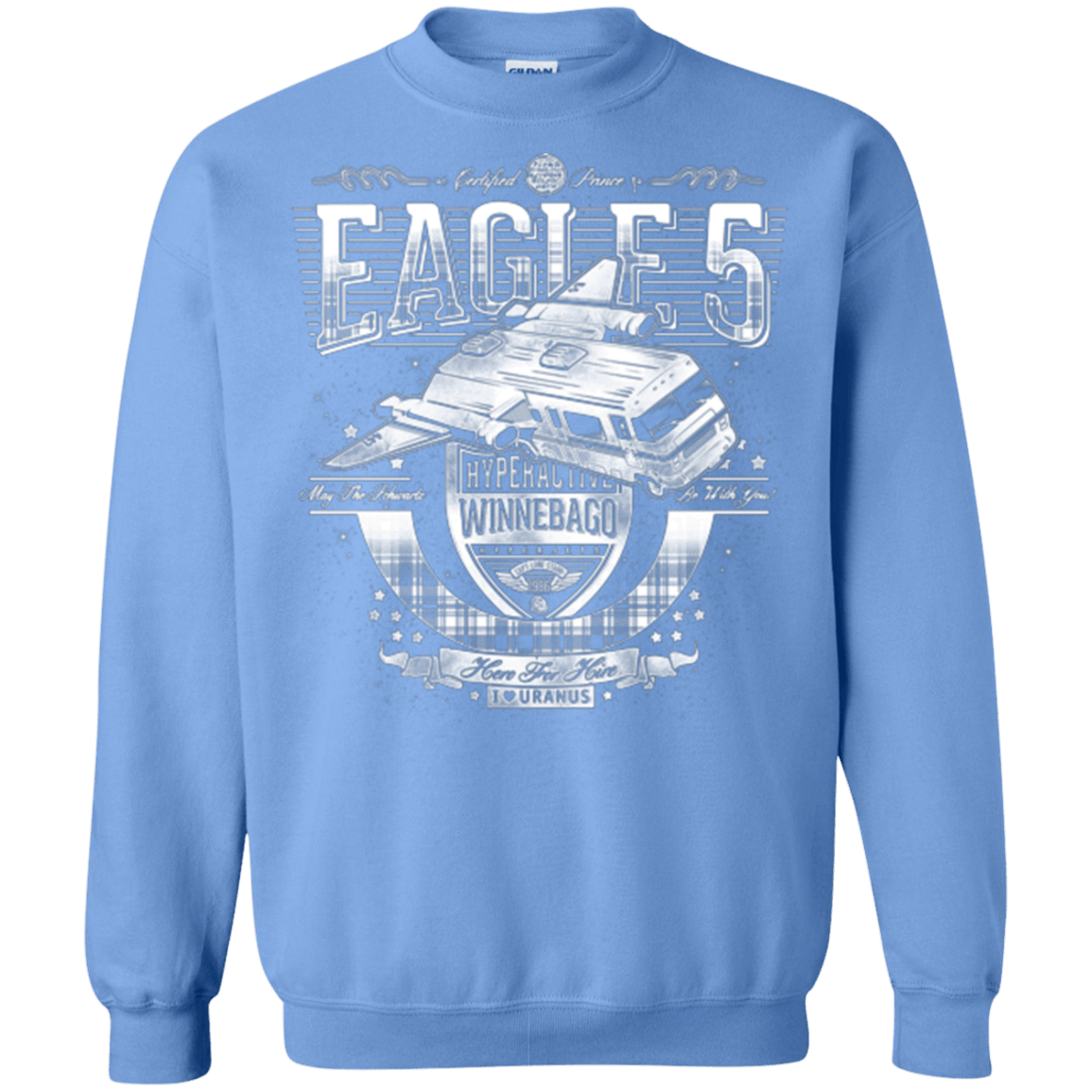 Sweatshirts Carolina Blue / Small Hero 4 Hire Crewneck Sweatshirt