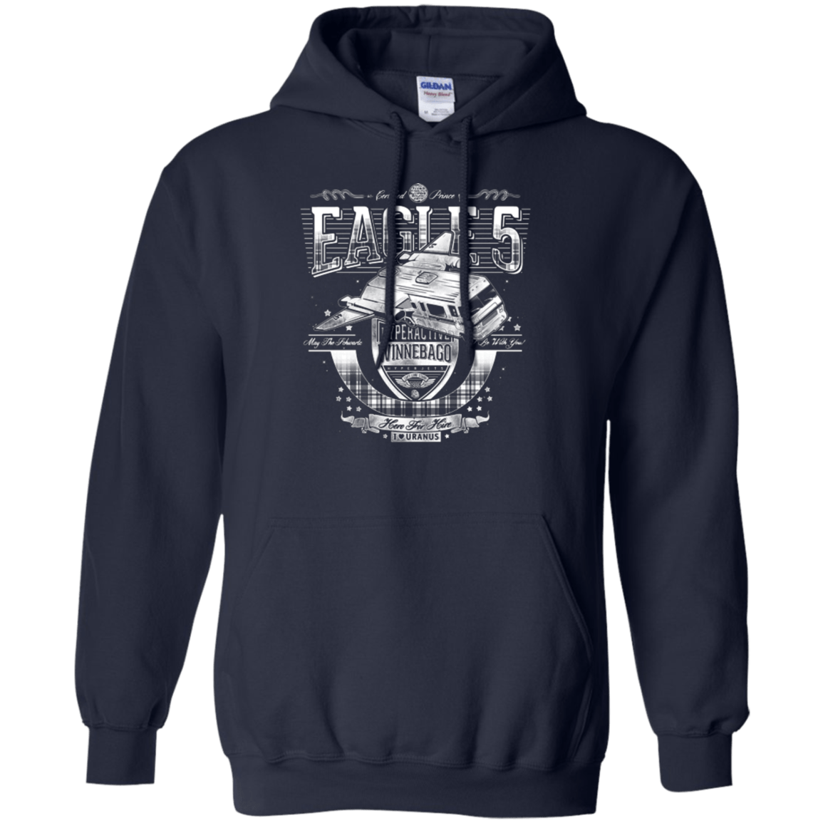 Sweatshirts Navy / Small Hero 4 Hire Pullover Hoodie
