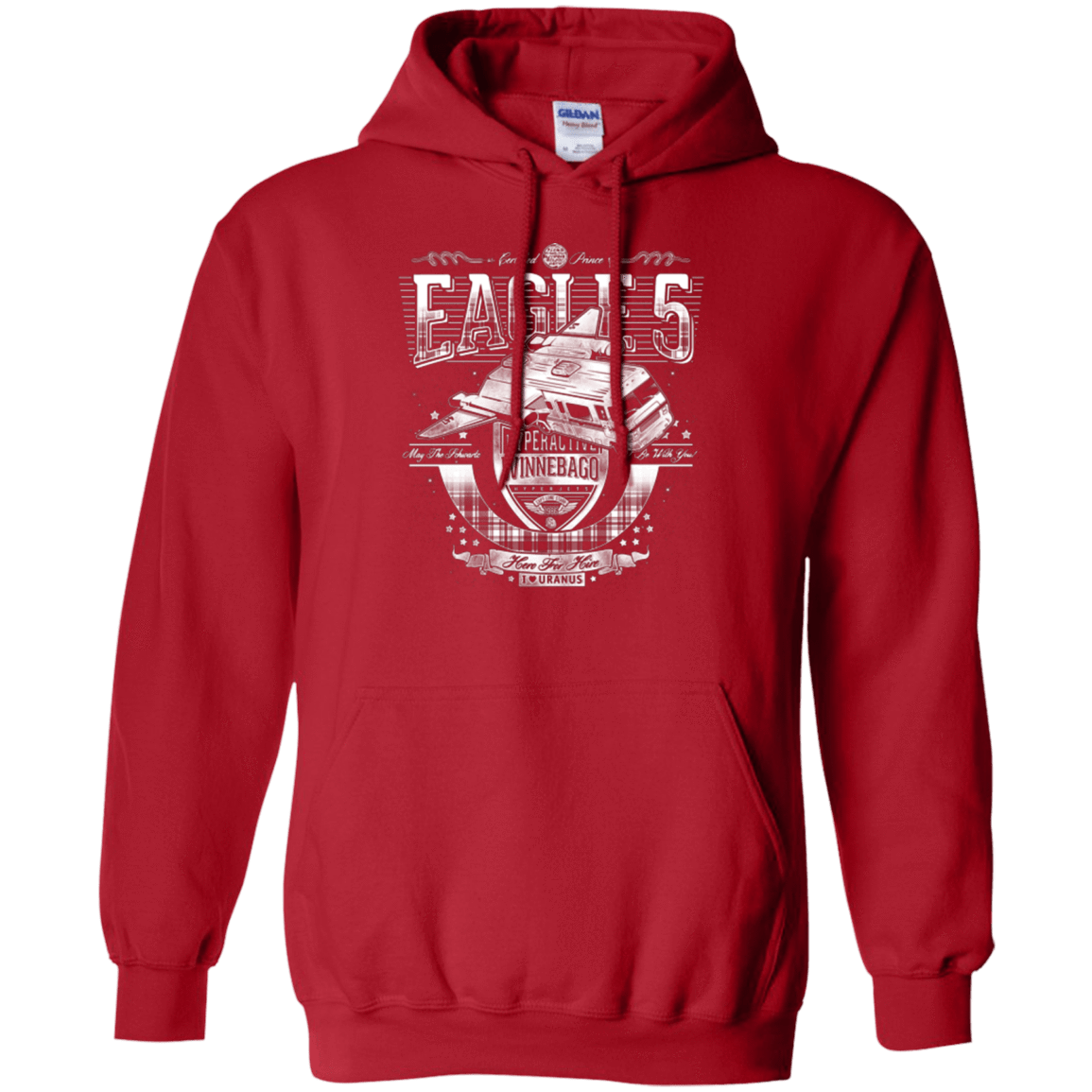 Sweatshirts Red / Small Hero 4 Hire Pullover Hoodie