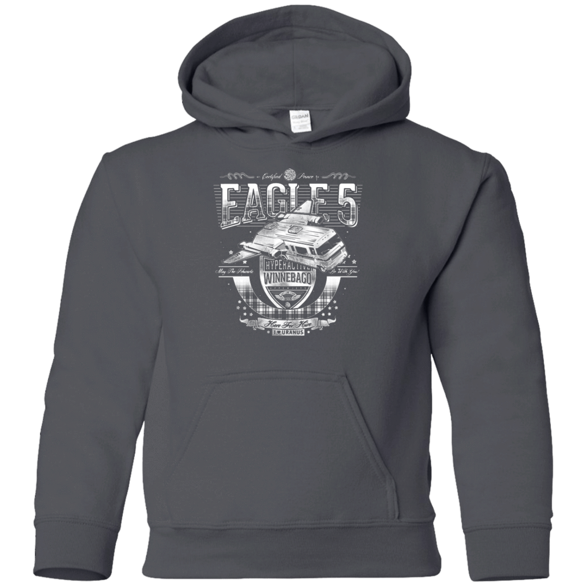 Sweatshirts Charcoal / YS Hero 4 Hire Youth Hoodie