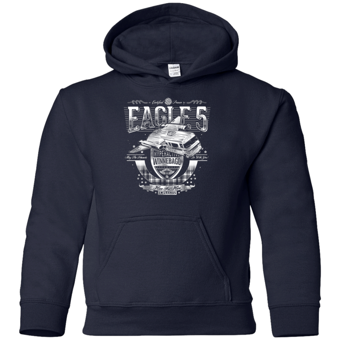 Sweatshirts Navy / YS Hero 4 Hire Youth Hoodie