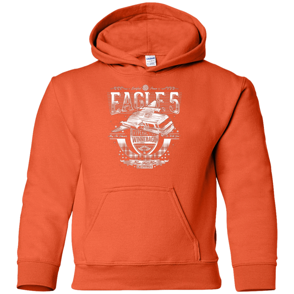 Sweatshirts Orange / YS Hero 4 Hire Youth Hoodie