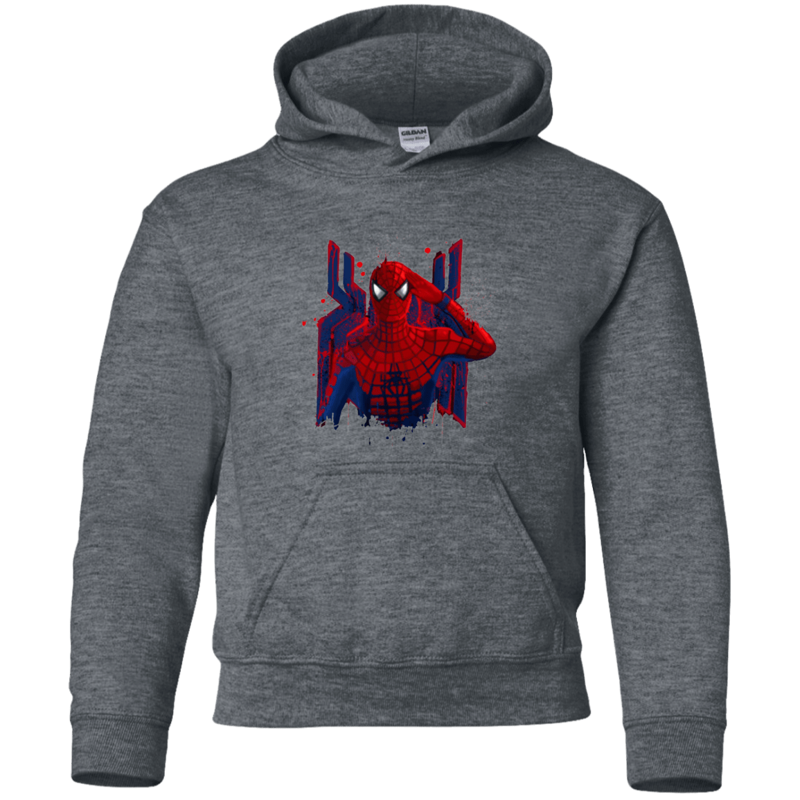 Sweatshirts Dark Heather / YS Hero of NY Youth Hoodie