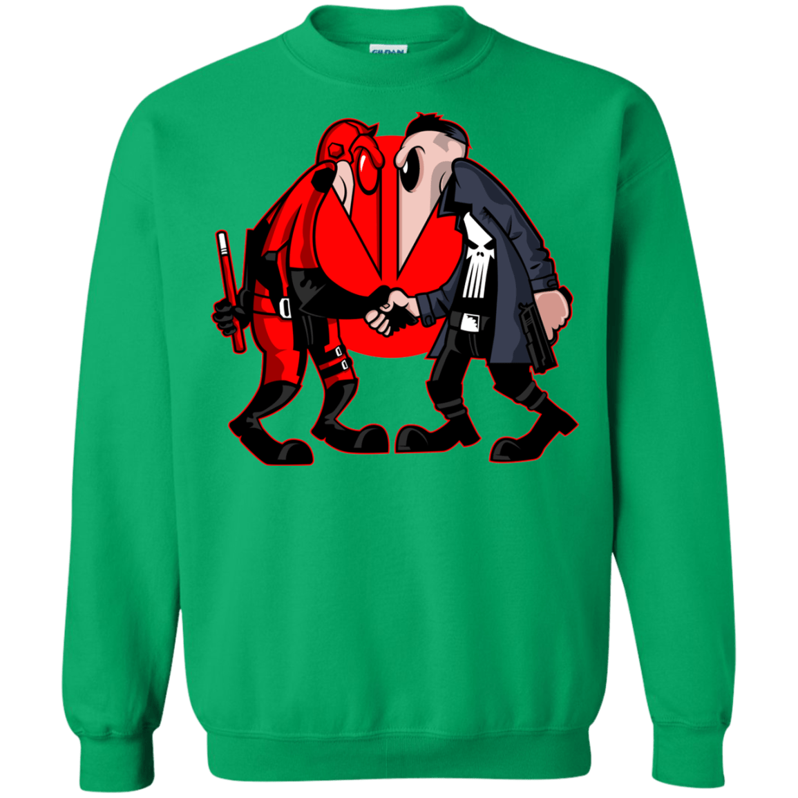 Sweatshirts Irish Green / S Hero vs Antihero Crewneck Sweatshirt