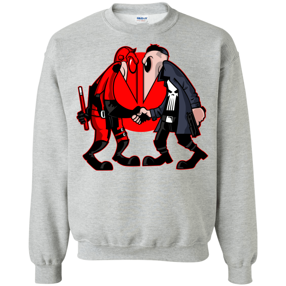 Sweatshirts Sport Grey / S Hero vs Antihero Crewneck Sweatshirt