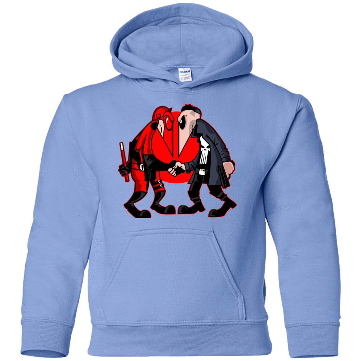 Sweatshirts Carolina Blue / YS Hero vs Antihero Youth Hoodie