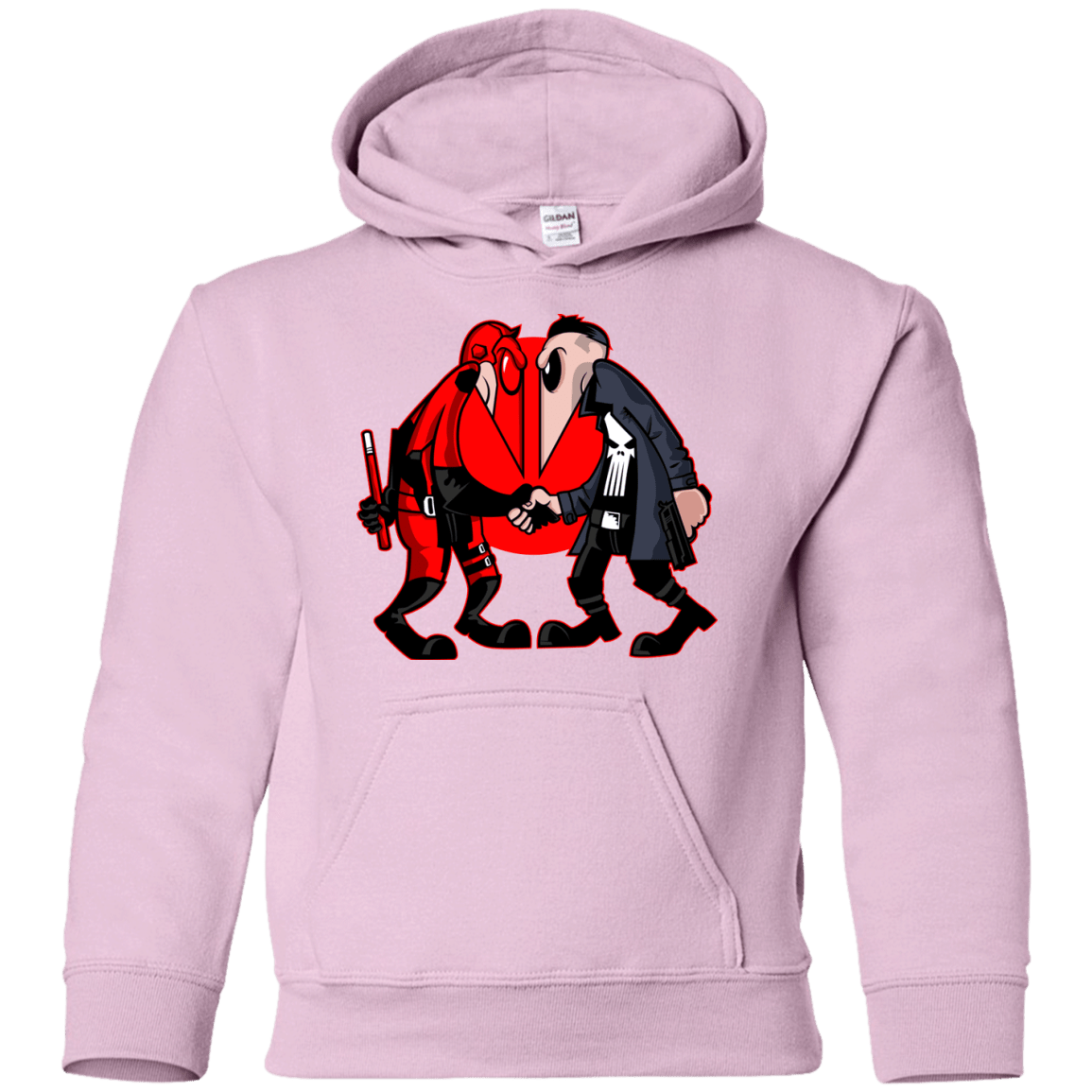 Sweatshirts Light Pink / YS Hero vs Antihero Youth Hoodie