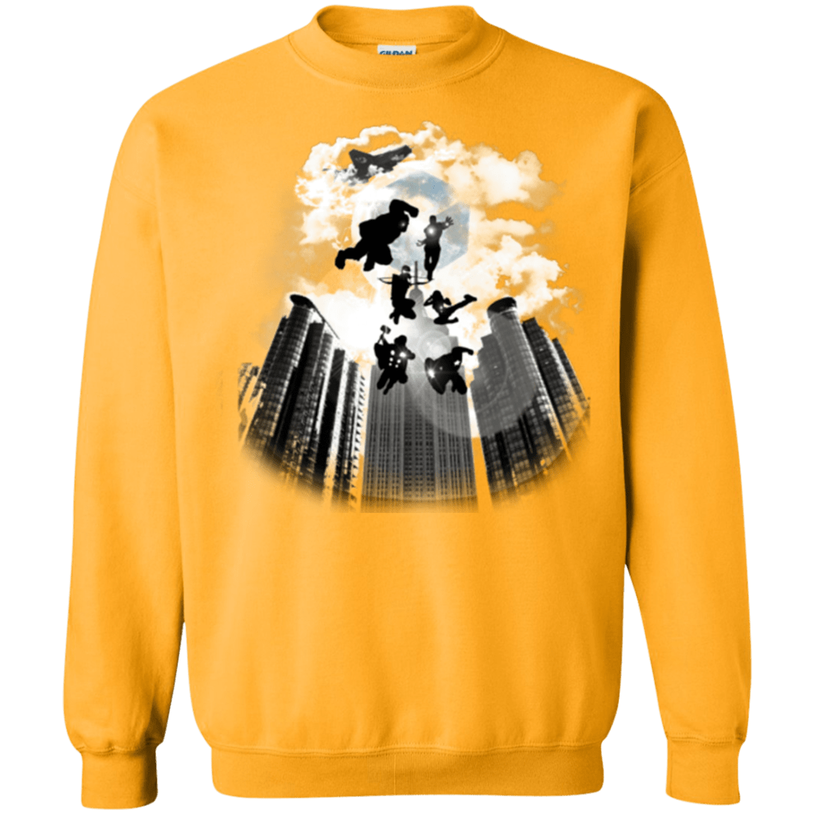 Sweatshirts Gold / Small Heroes Assemble!! Crewneck Sweatshirt
