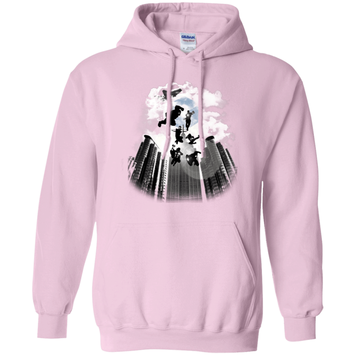 Sweatshirts Light Pink / Small Heroes Assemble!! Pullover Hoodie
