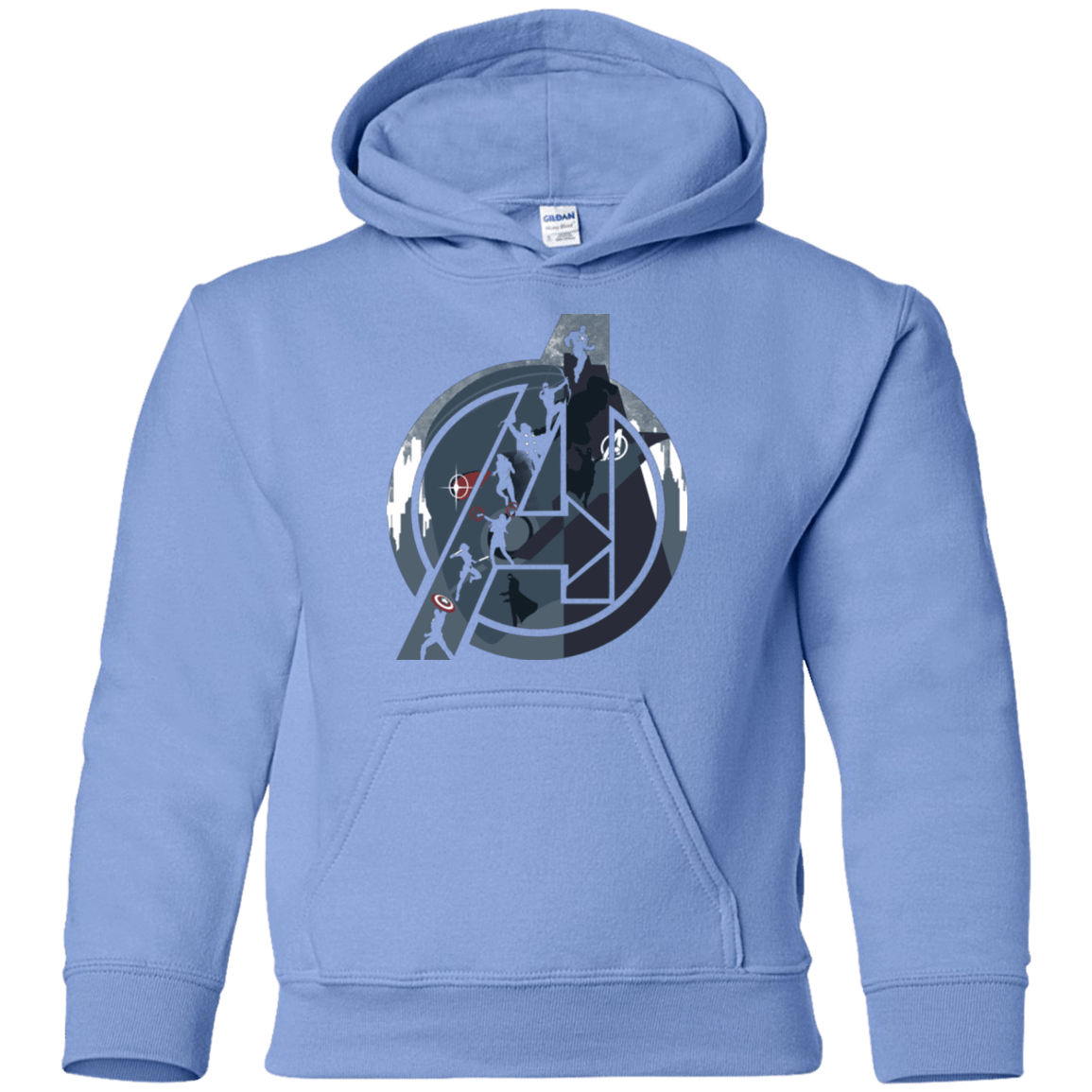 Sweatshirts Carolina Blue / YS Heroes Assemble Youth Hoodie
