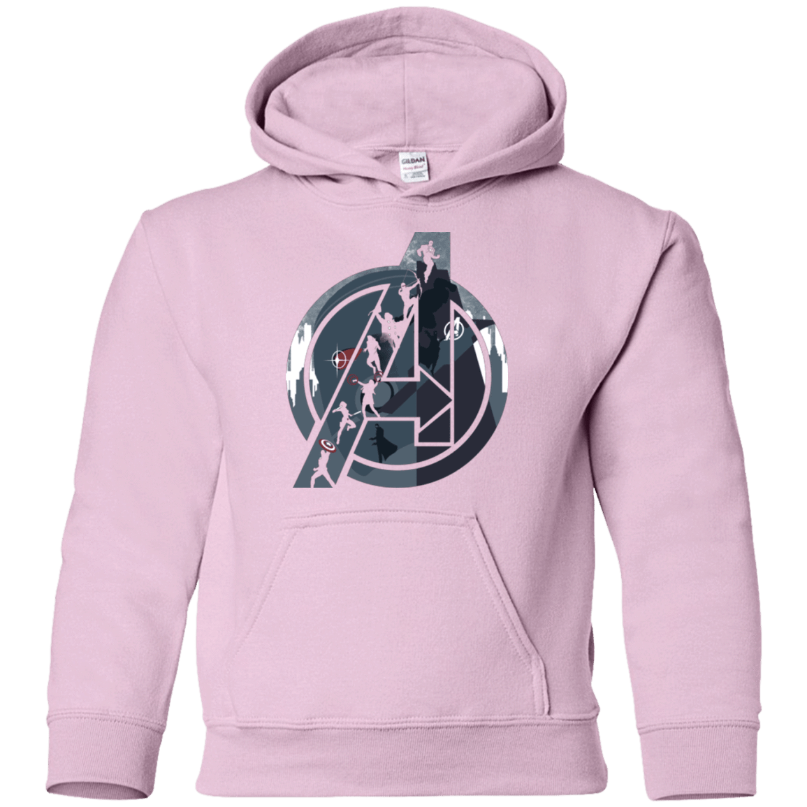 Sweatshirts Light Pink / YS Heroes Assemble Youth Hoodie