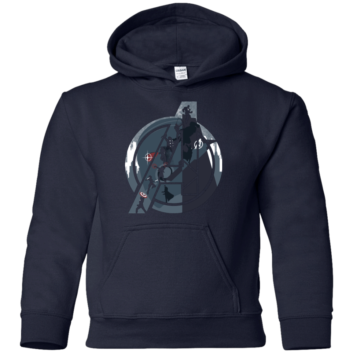 Sweatshirts Navy / YS Heroes Assemble Youth Hoodie