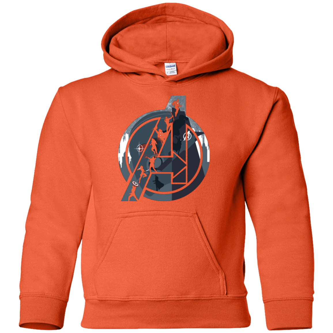 Sweatshirts Orange / YS Heroes Assemble Youth Hoodie