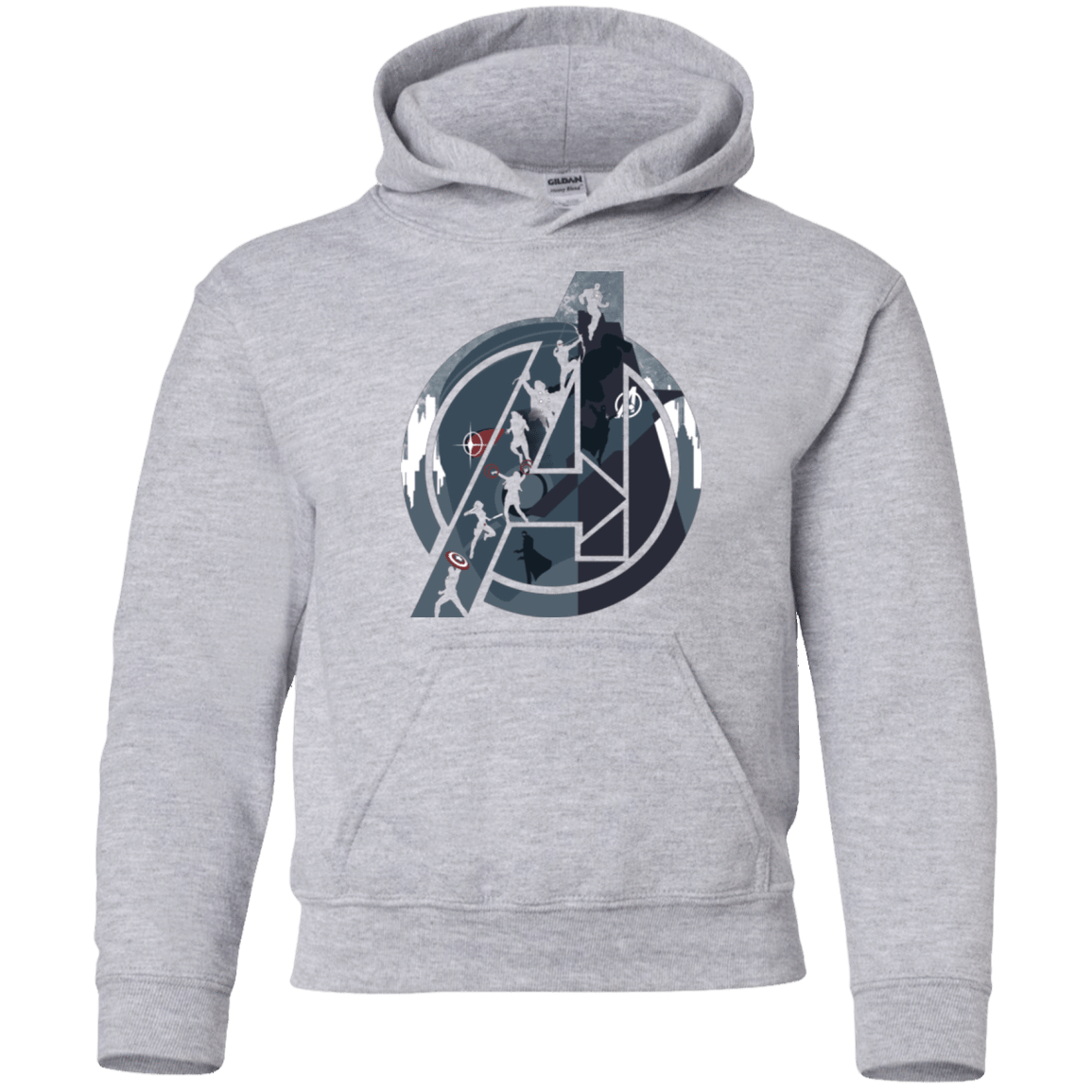 Sweatshirts Sport Grey / YS Heroes Assemble Youth Hoodie