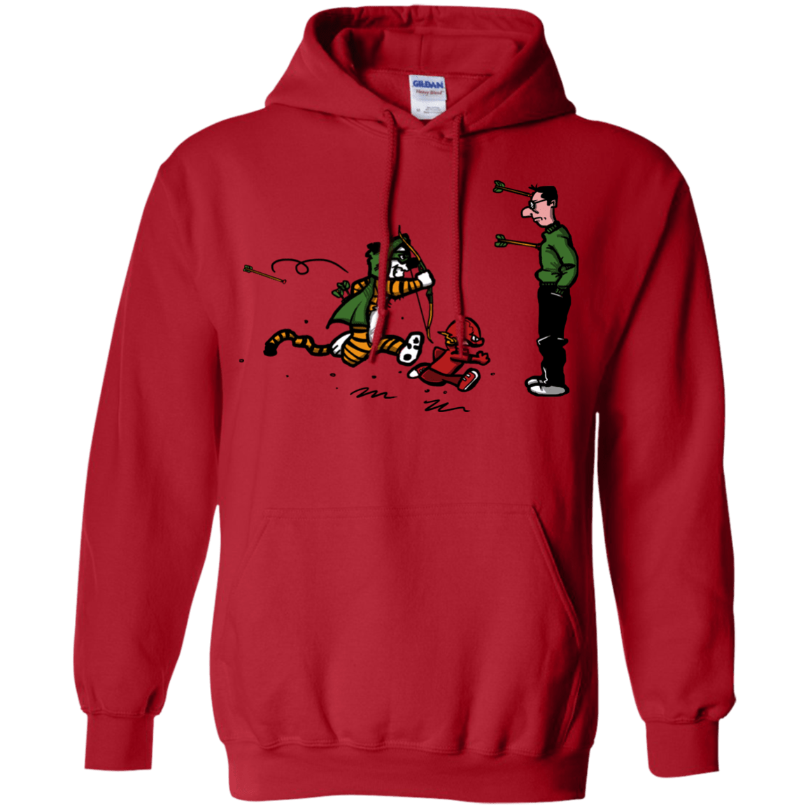 Sweatshirts Red / S Heroes At Work Pullover Hoodie