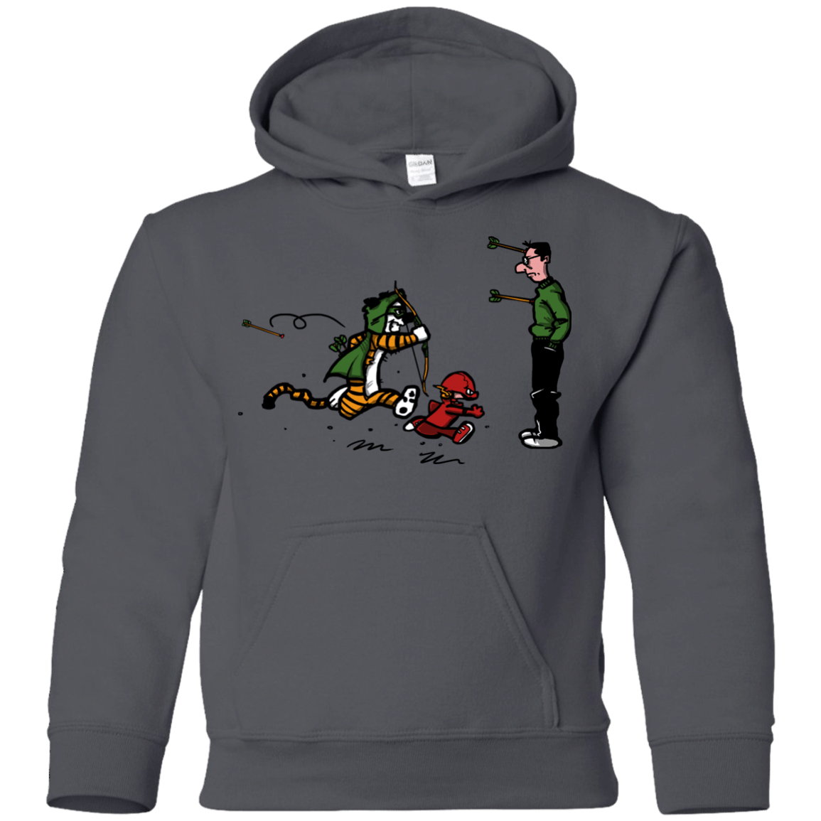 Sweatshirts Charcoal / YS Heroes At Work Youth Hoodie