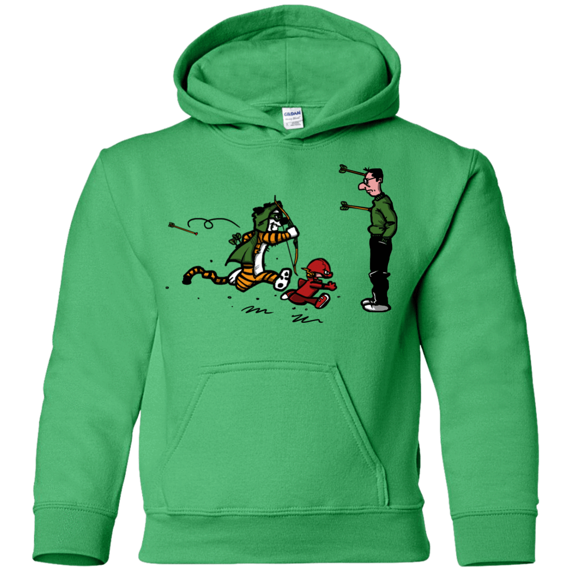 Sweatshirts Irish Green / YS Heroes At Work Youth Hoodie