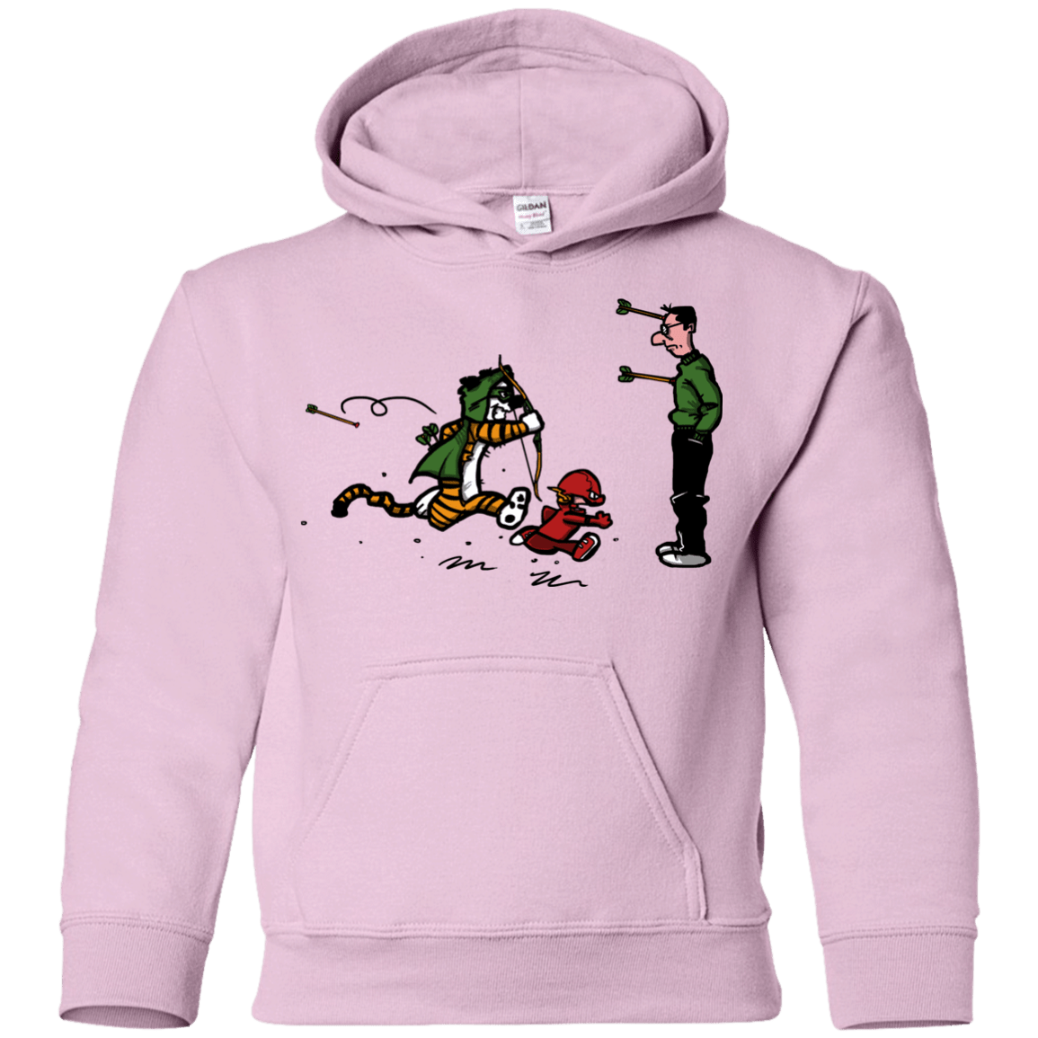 Sweatshirts Light Pink / YS Heroes At Work Youth Hoodie