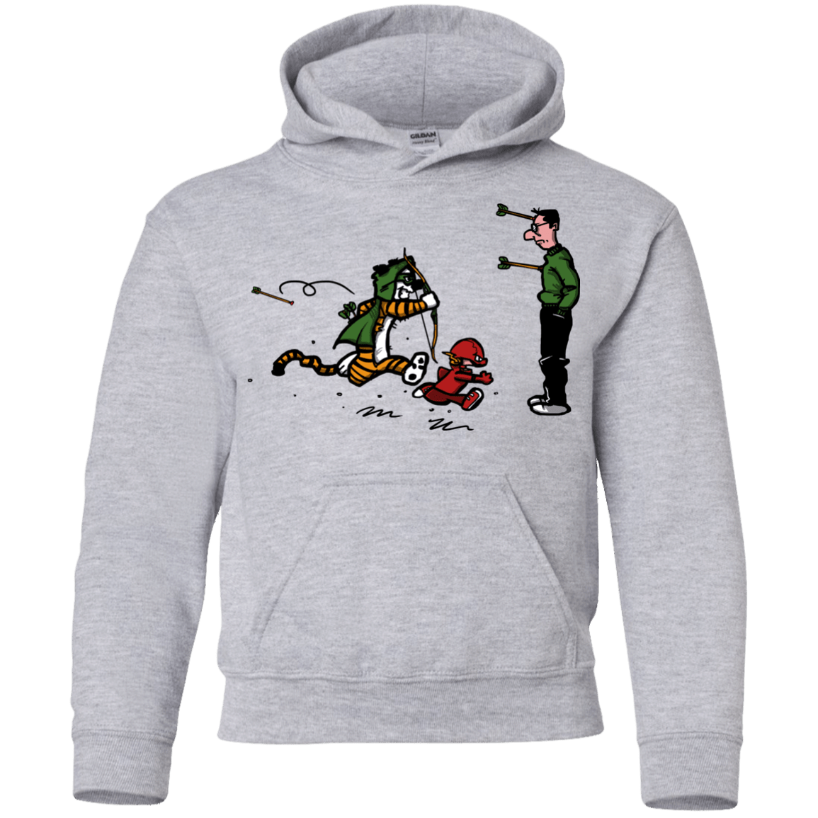 Sweatshirts Sport Grey / YS Heroes At Work Youth Hoodie