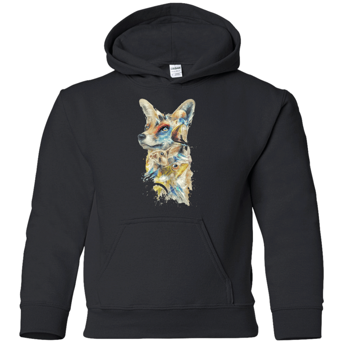 Sweatshirts Black / YS Heroes of Lylat Star Fox Youth Hoodie