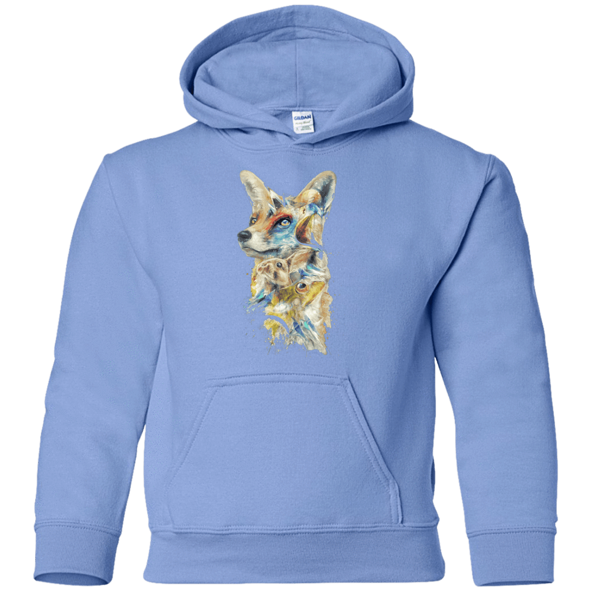 Sweatshirts Carolina Blue / YS Heroes of Lylat Star Fox Youth Hoodie