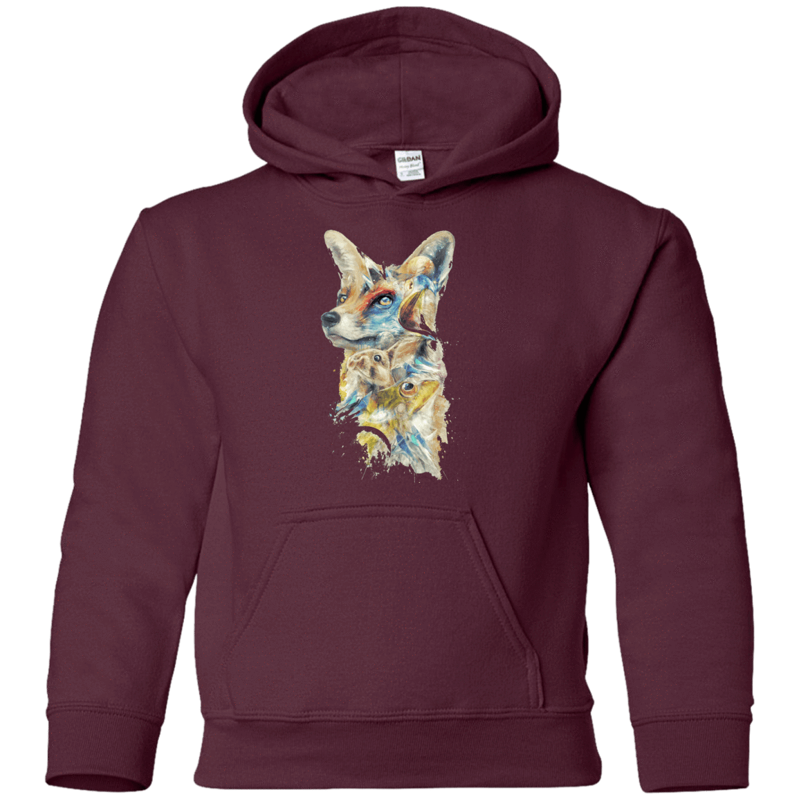 Sweatshirts Maroon / YS Heroes of Lylat Star Fox Youth Hoodie
