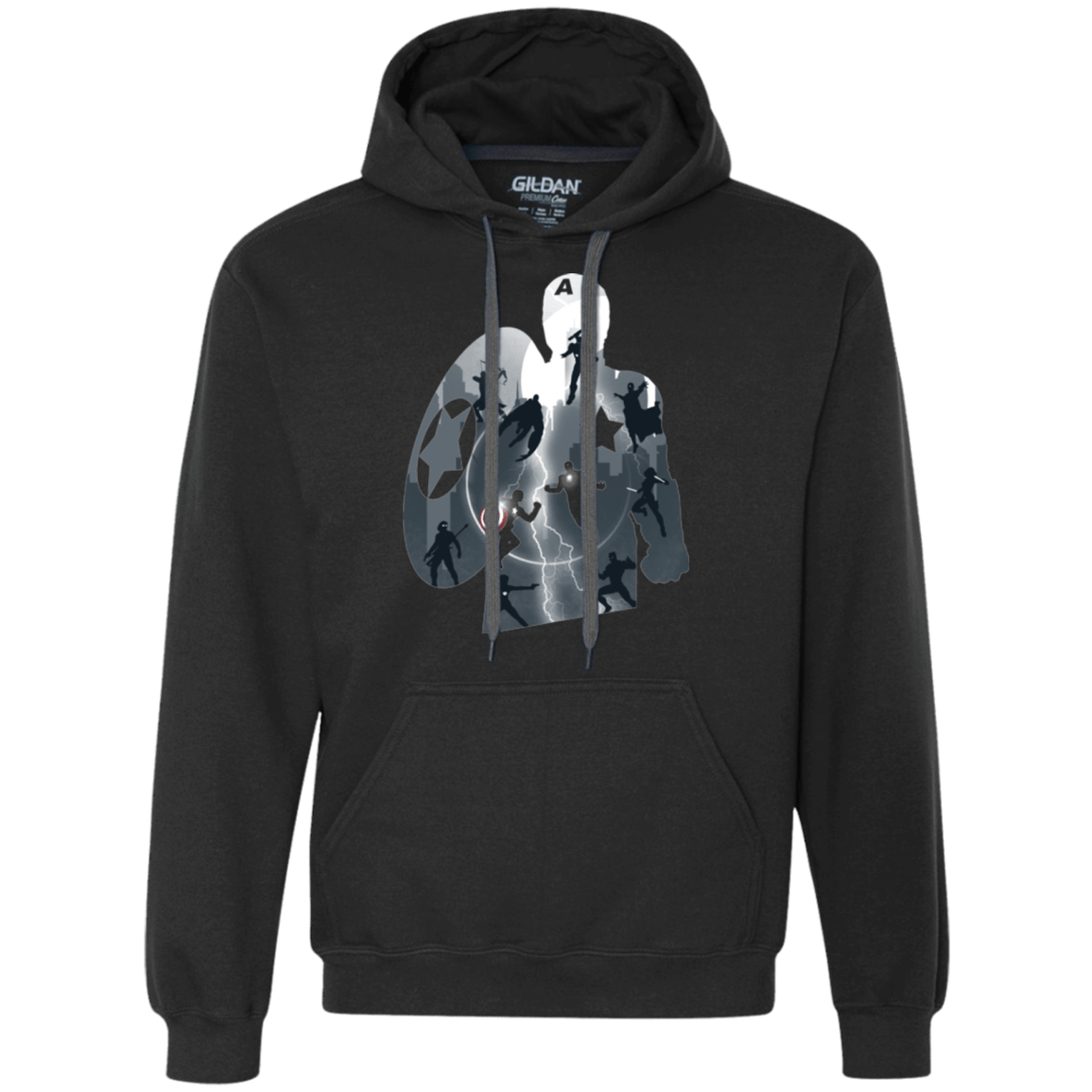 Sweatshirts Black / Small Heroes War Premium Fleece Hoodie