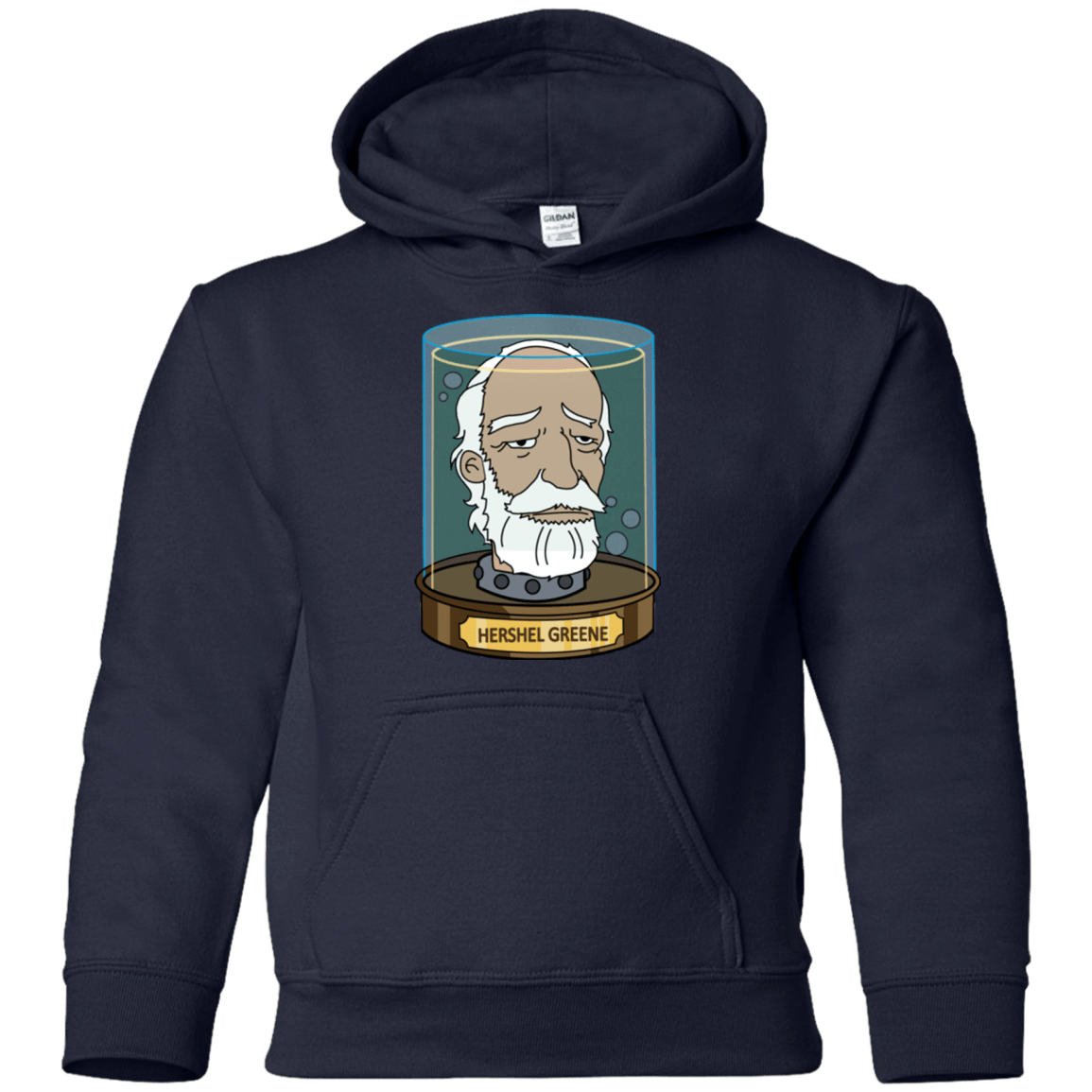 Hershel Greene Head Youth Hoodie
