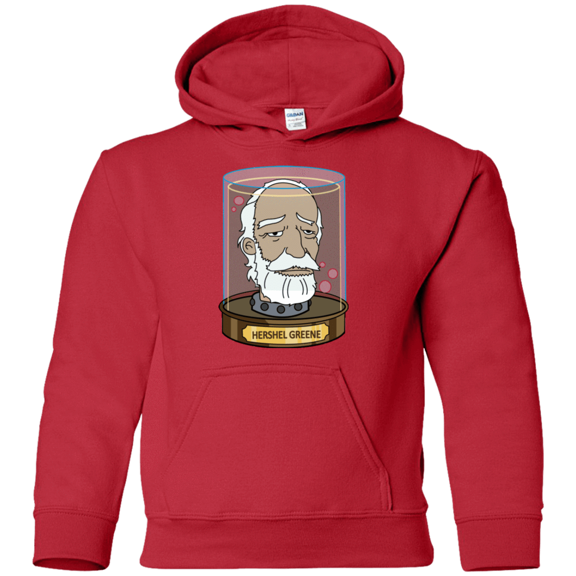 Sweatshirts Red / YS Hershel Greene Head Youth Hoodie